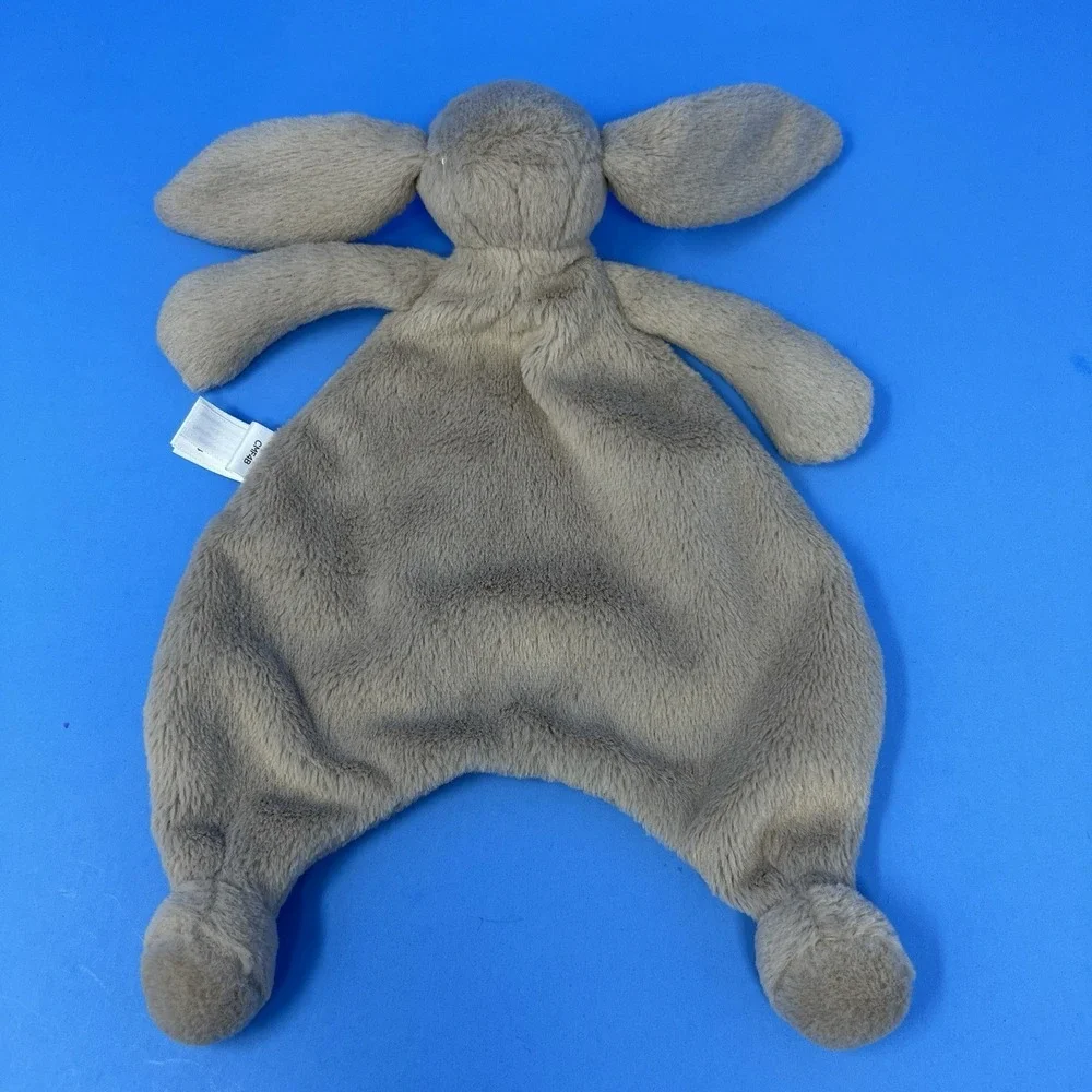 Jellycat Baby‎ Bunny Lovey Tan Plush Security Blanket Soft Stuffed Animal Toy